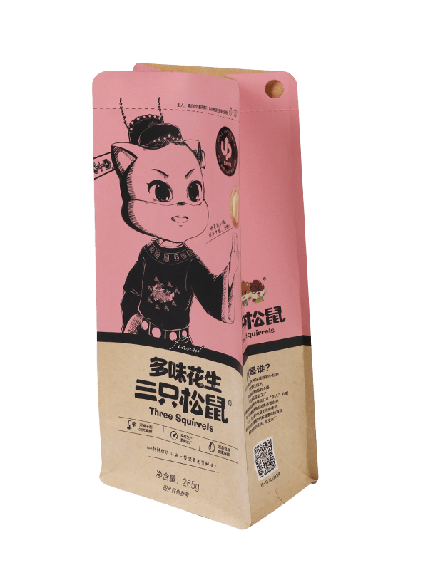 ピーナッツ食品包装リサイクル材料の新しいスタイルのカスタムビニール袋印刷ロゴ